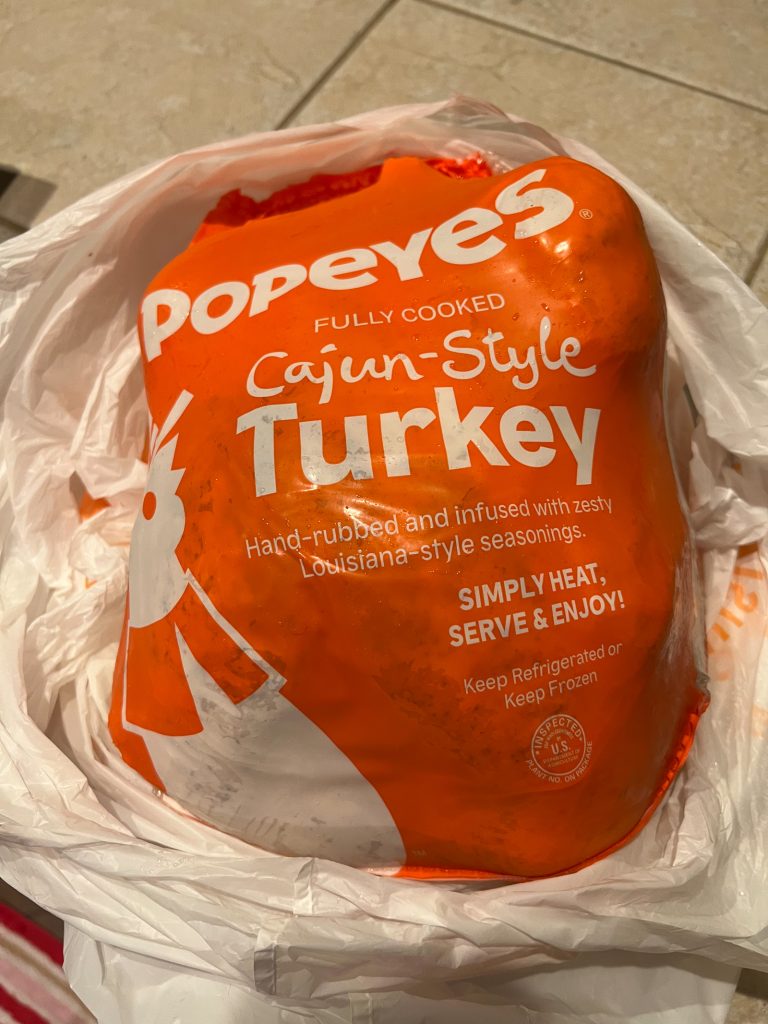 New Thanksgiving Tradition Is Popeye's Turkey