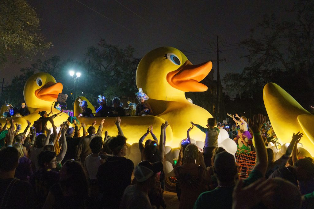 Krewe of Muses Paraded With Shoes Flying In New Orleans