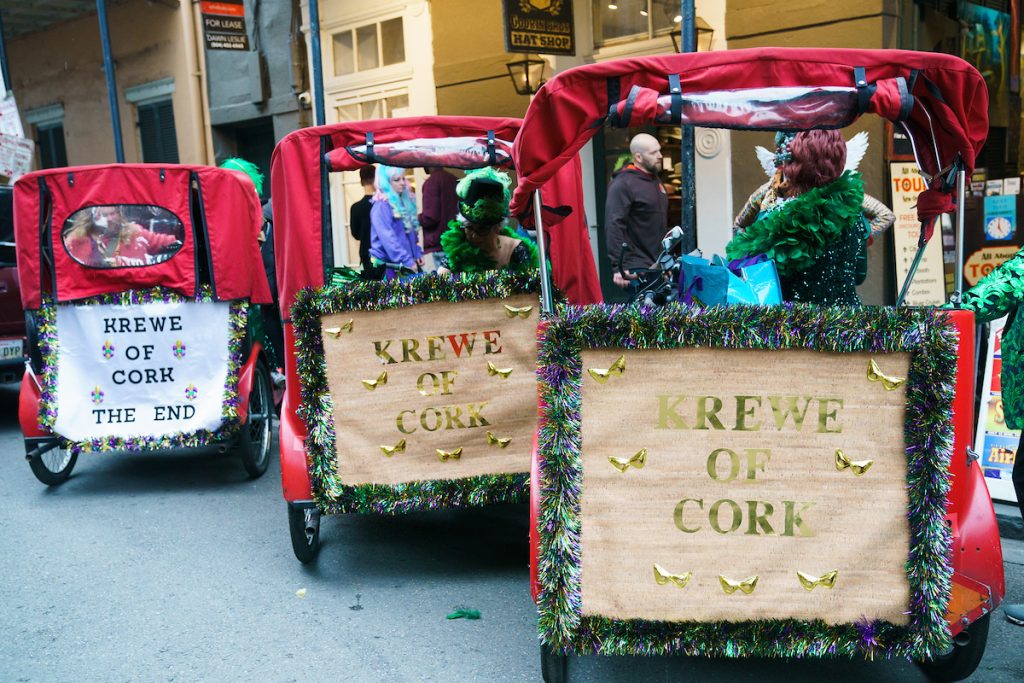 Krewe of Cork Parades In New Orleans