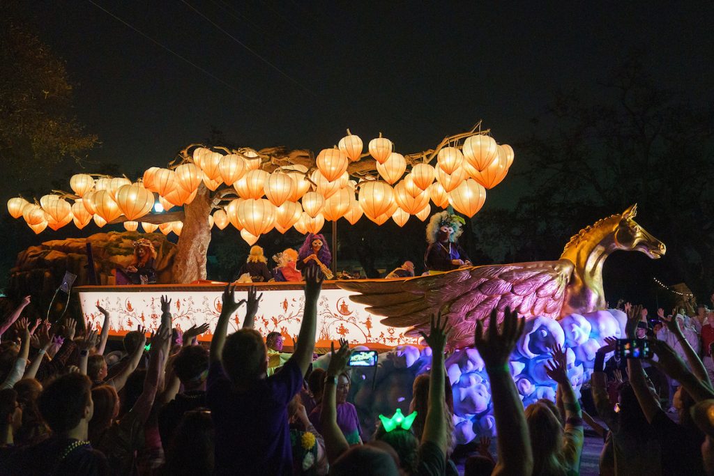 Krewe of Muses Paraded With Shoes Flying In New Orleans