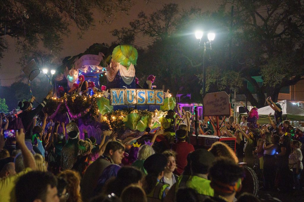 Krewe of Muses Paraded With Shoes Flying In New Orleans