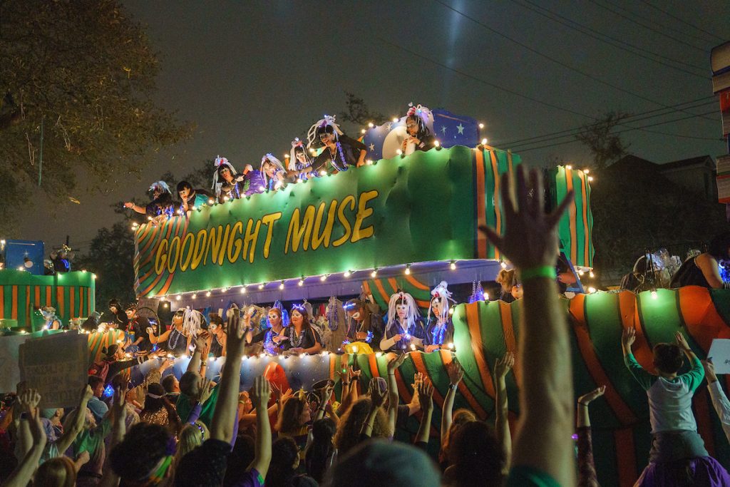 Krewe of Muses Paraded With Shoes Flying In New Orleans