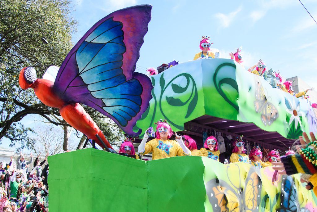 Photos: Krewe of Iris Soars To New Heights At Mardi Gras