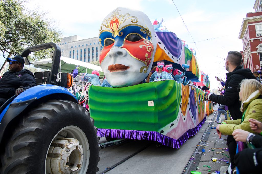 Photos: Krewe of Iris Soars To New Heights At Mardi Gras