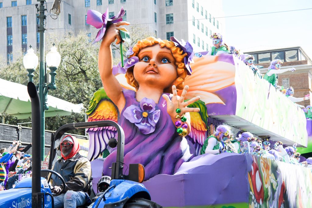 Photos: Krewe of Iris Soars To New Heights At Mardi Gras