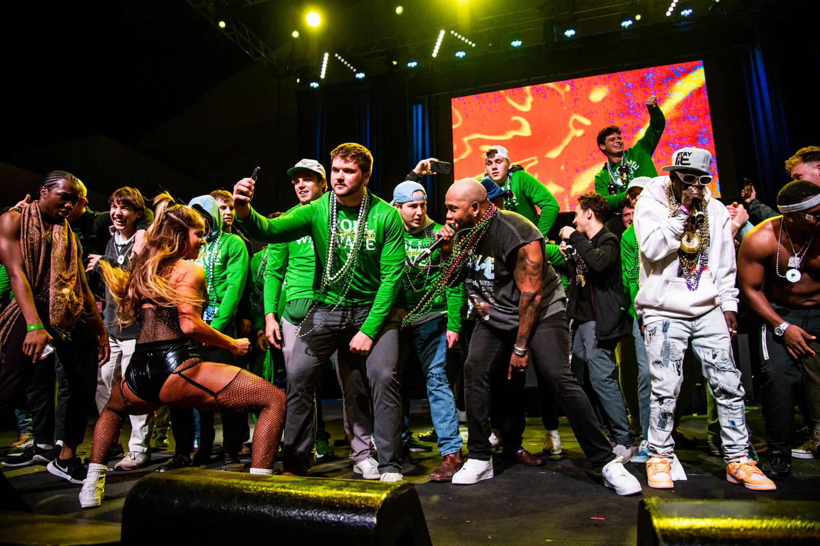 Shorty Gras Brings All The Energy With Flo Rida to Mardi Gras