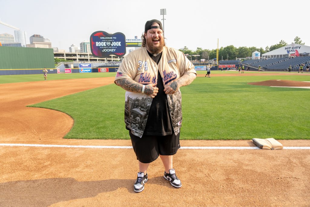 Jelly Roll And Riley Green Take Over Charity Softball Matchup