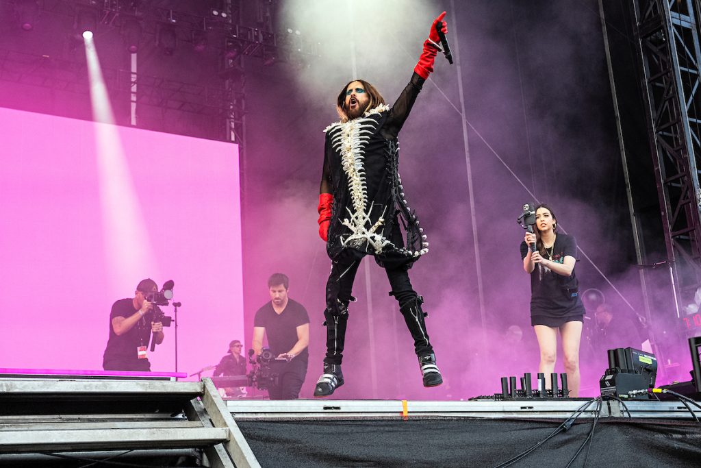 Lollapalooza Day 2: 30 Seconds to Mars reaches new heights