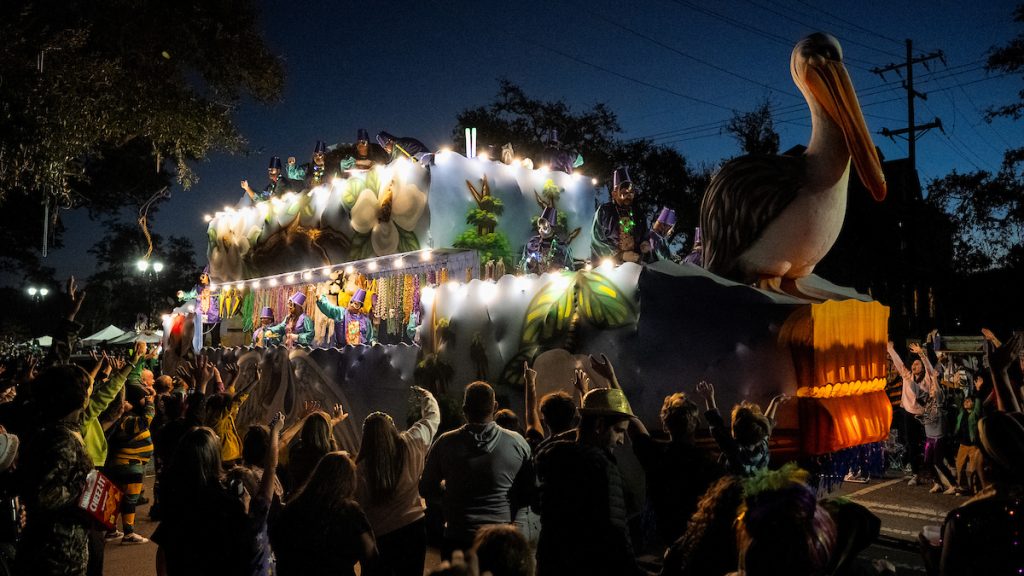 mardi gras parades uptown