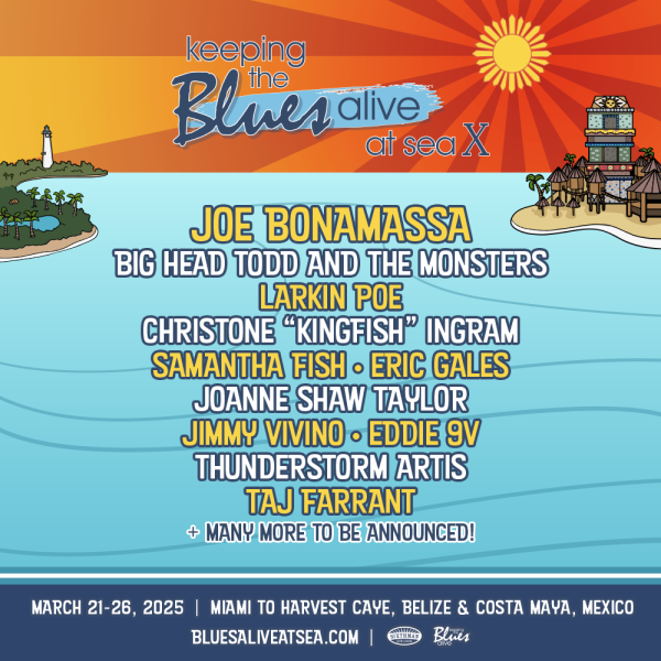 Joe Bonamassa Sails for Keeping The Blues Alive at Sea X in 2025