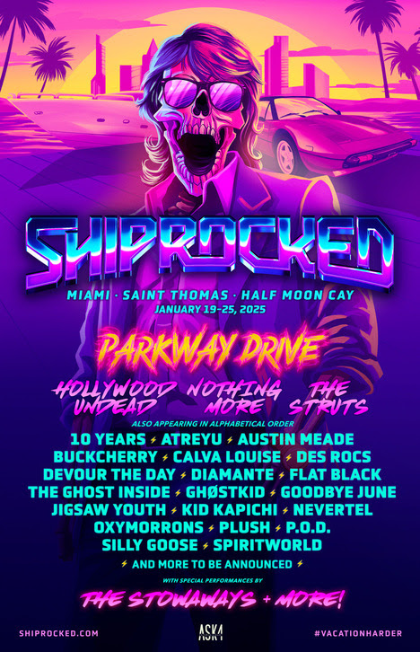 ShipRocked Announces Artist Lineup For 2025 Sailing From Miami