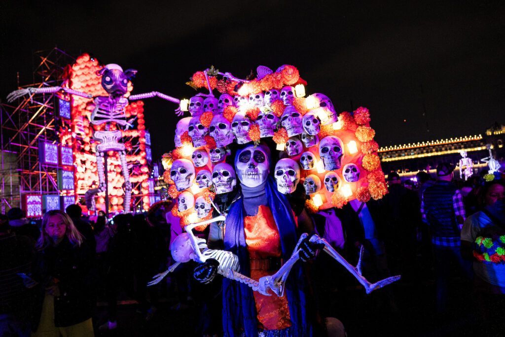 Mexico City’s Zócalo for Día de Los Muertos