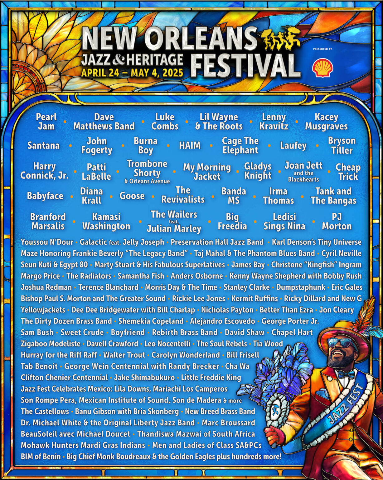 Jazz Fest Announces 2025 Music Lineup