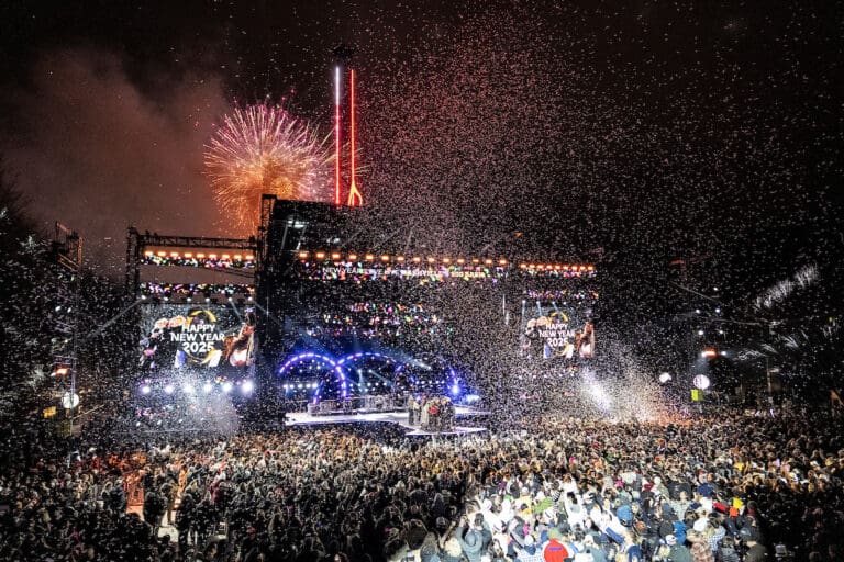 Keith Urban, Jelly Roll, Kane Brown and Nashville’s Iconic Music Note Drop Make Nashville’s Big Bash A Night To Remember