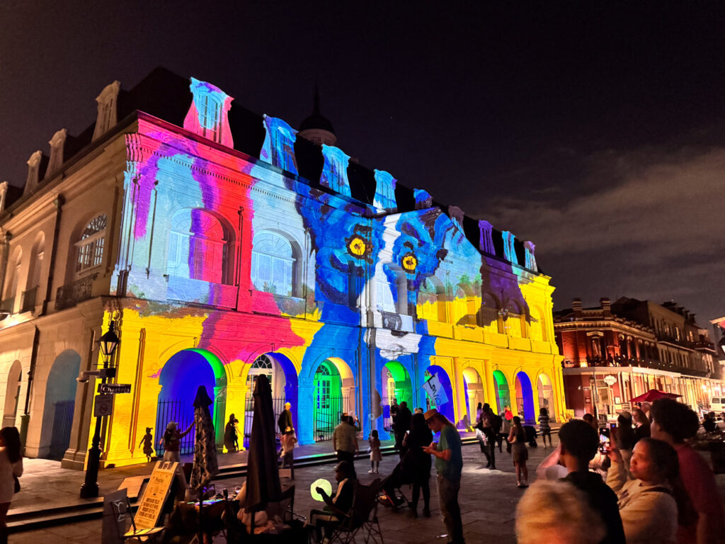 Super Bowl Light Show in New Orleans