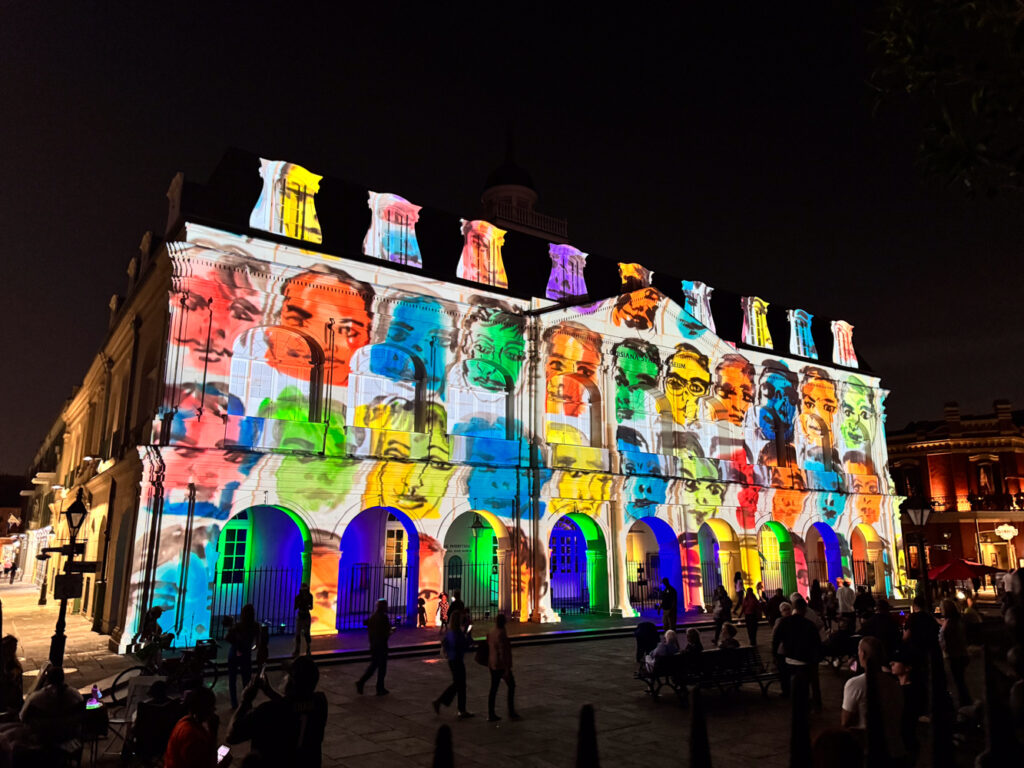 Super Bowl Light Show in New Orleans