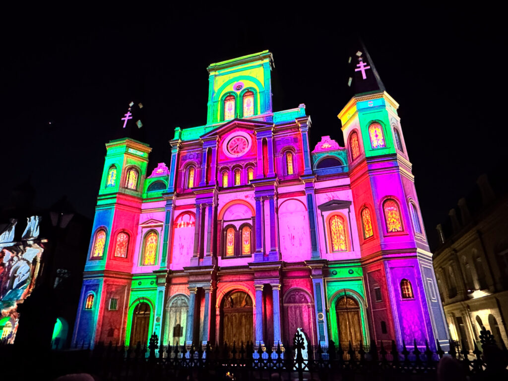 Super Bowl Light Show in New Orleans