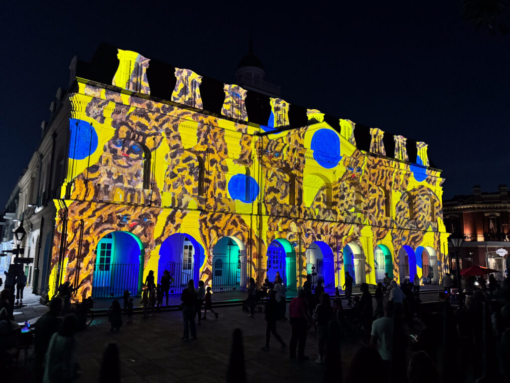 Super Bowl Light Show in New Orleans