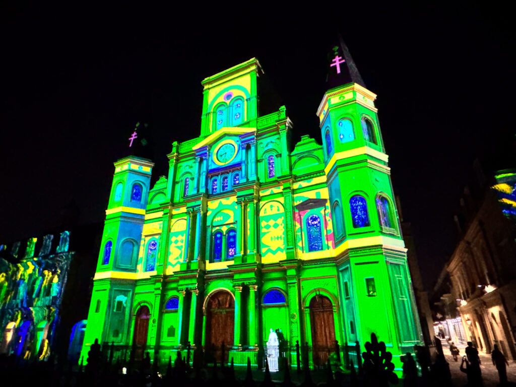 Super Bowl Light Show in New Orleans