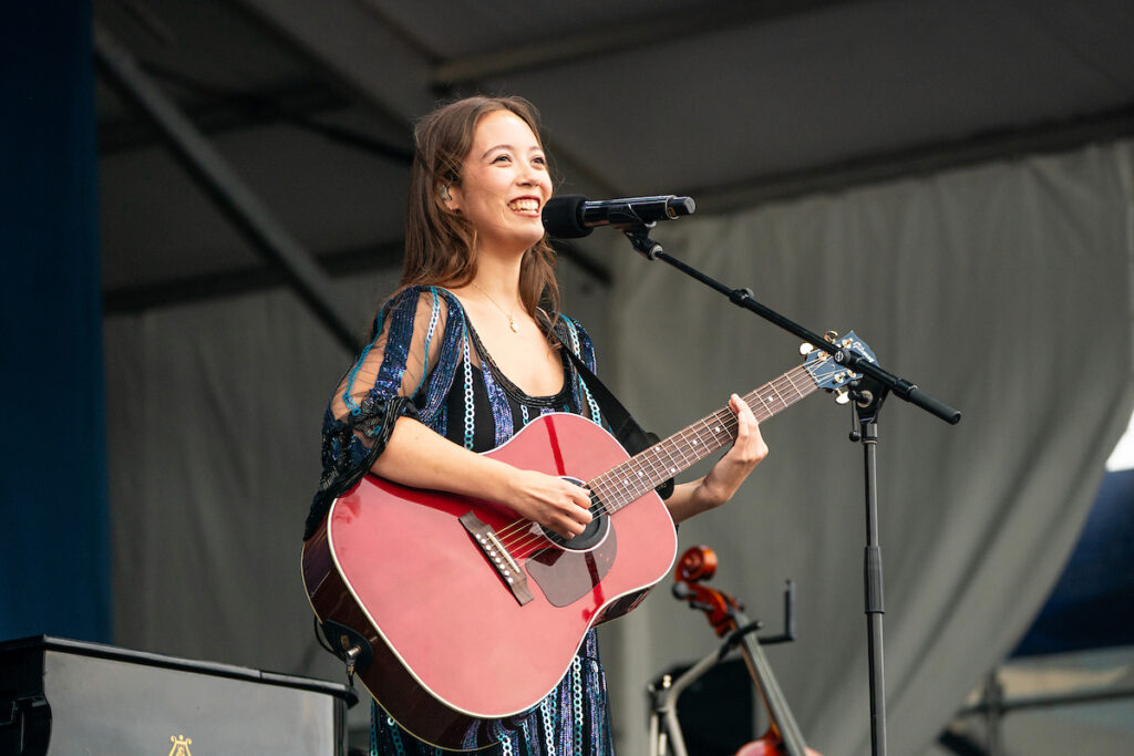 Pearl Jam Tems and Laufey Headline Day 7 of Jazz Fest