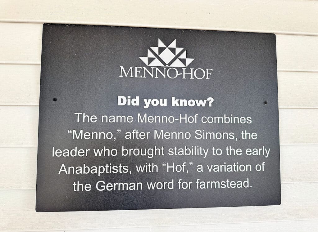Anabaptist History Comes to Life at the Menno-HOF Museum