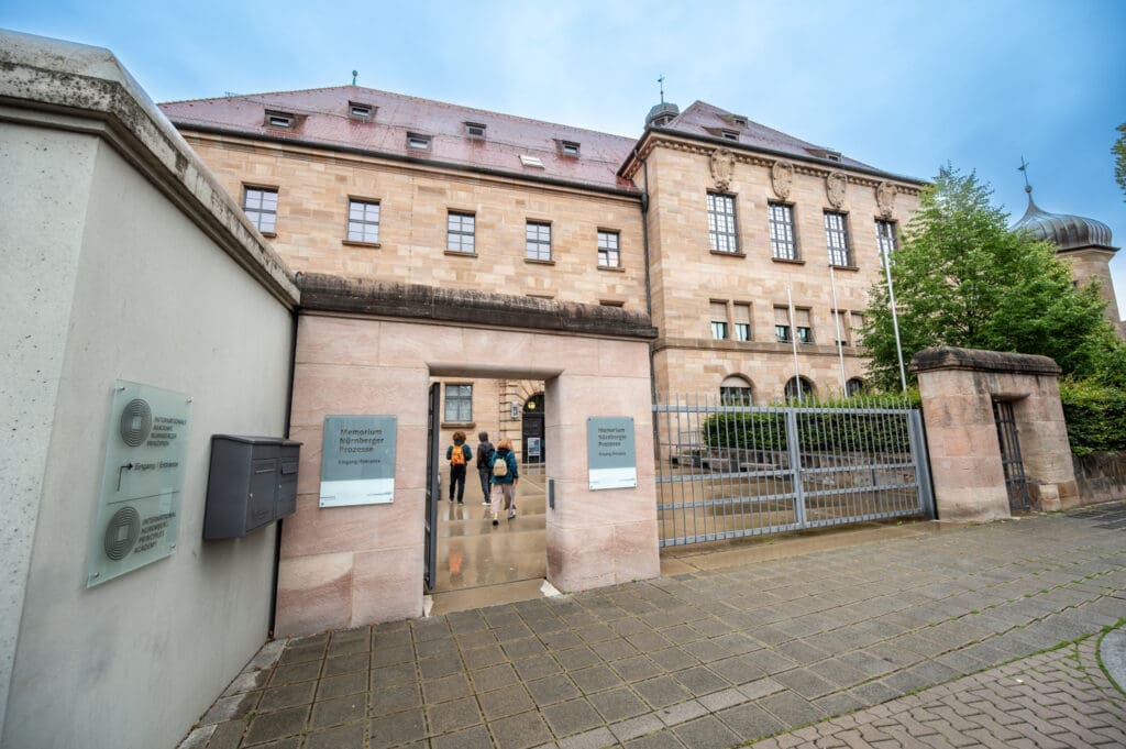 Exploring the Palace of Justice in Nuremberg