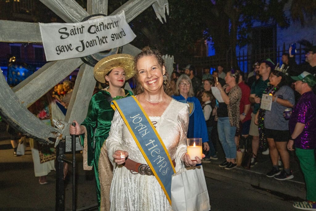 New Orleans’ Joan of Arc Parade Kicks Off Carnival Season