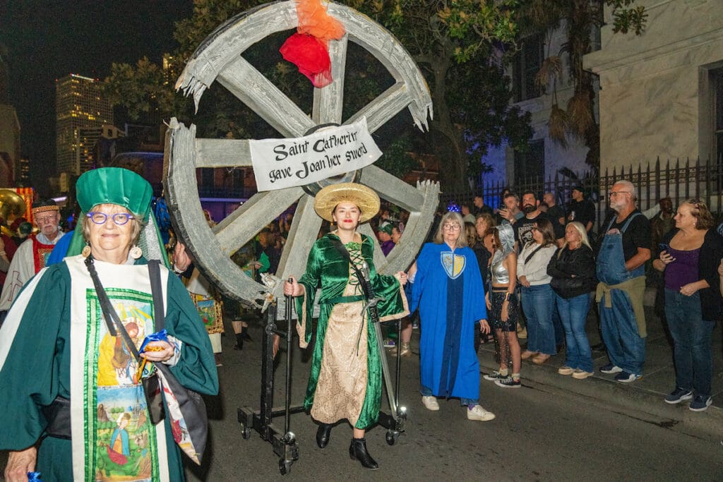 New Orleans’ Joan of Arc Parade Kicks Off Carnival Season