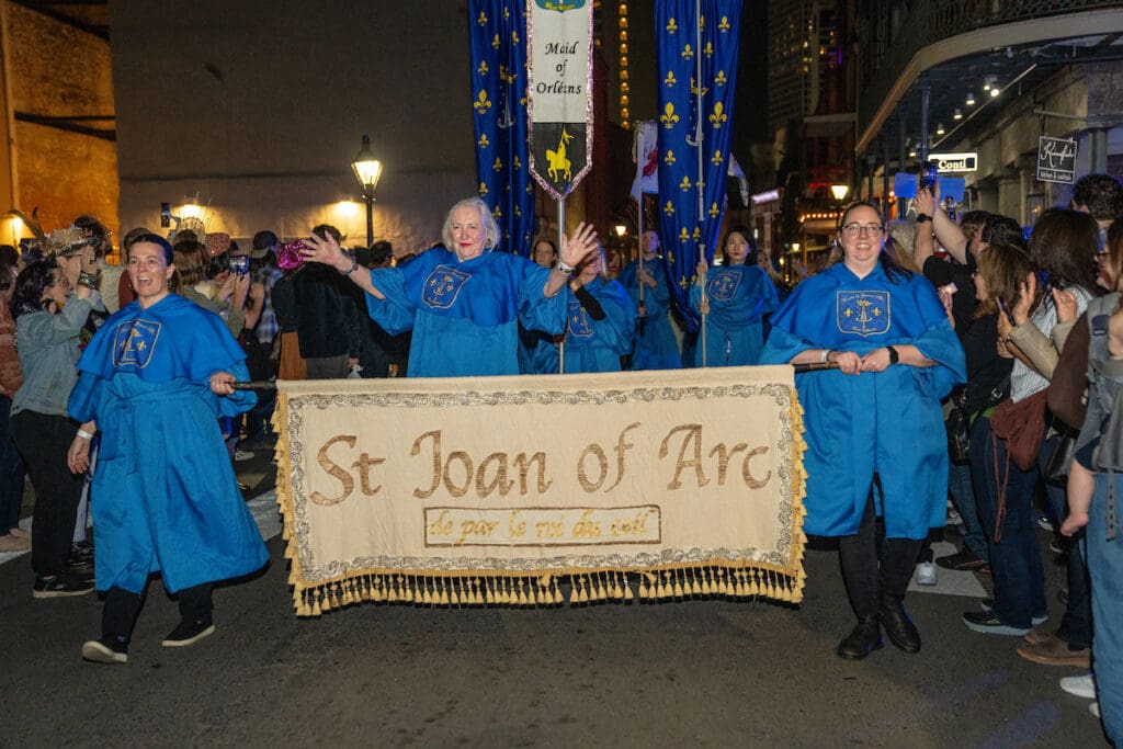 New Orleans’ Joan of Arc Parade Kicks Off Carnival Season