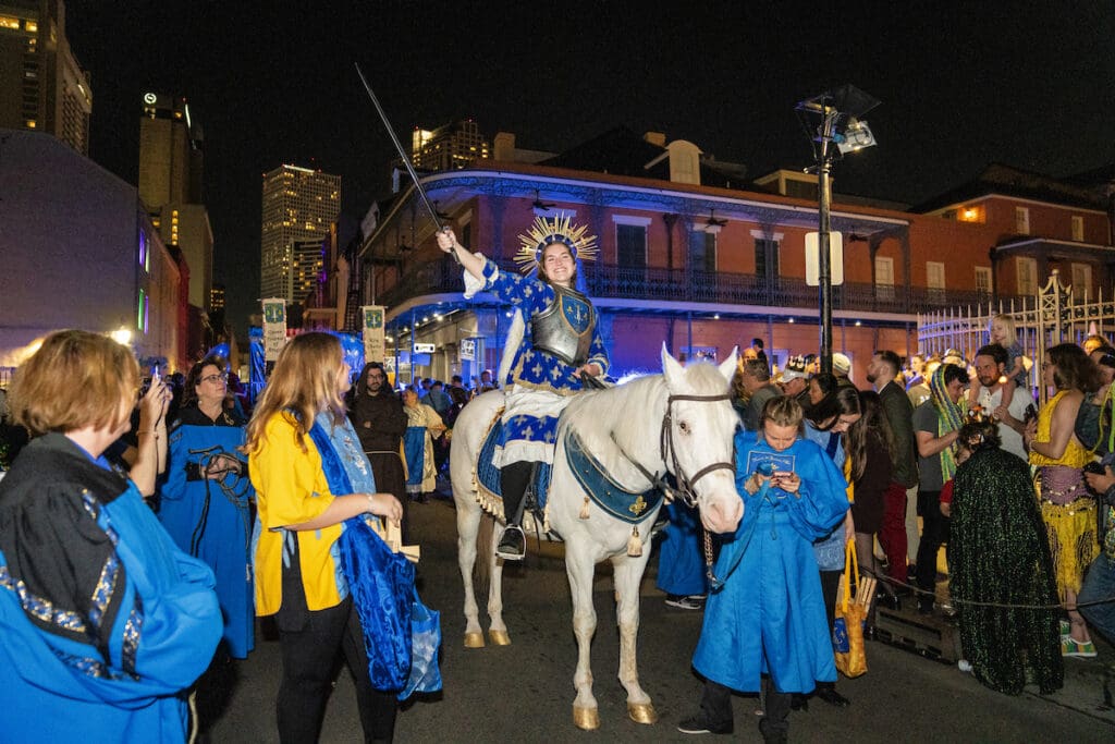 New Orleans’ Joan of Arc Parade Kicks Off Carnival Season