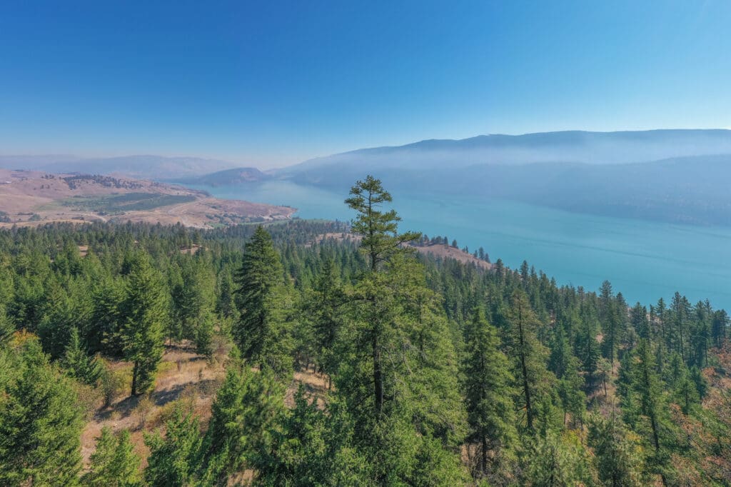 The Okanagan Gondola Begins Construction Above Kalamalka Lake