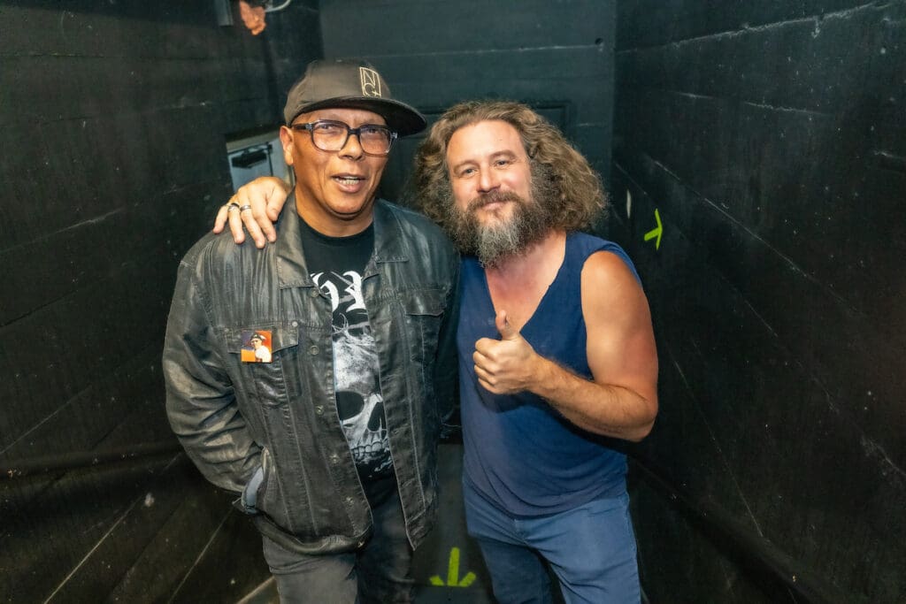 Jim James and Ivan Neville at the Marquis Theater